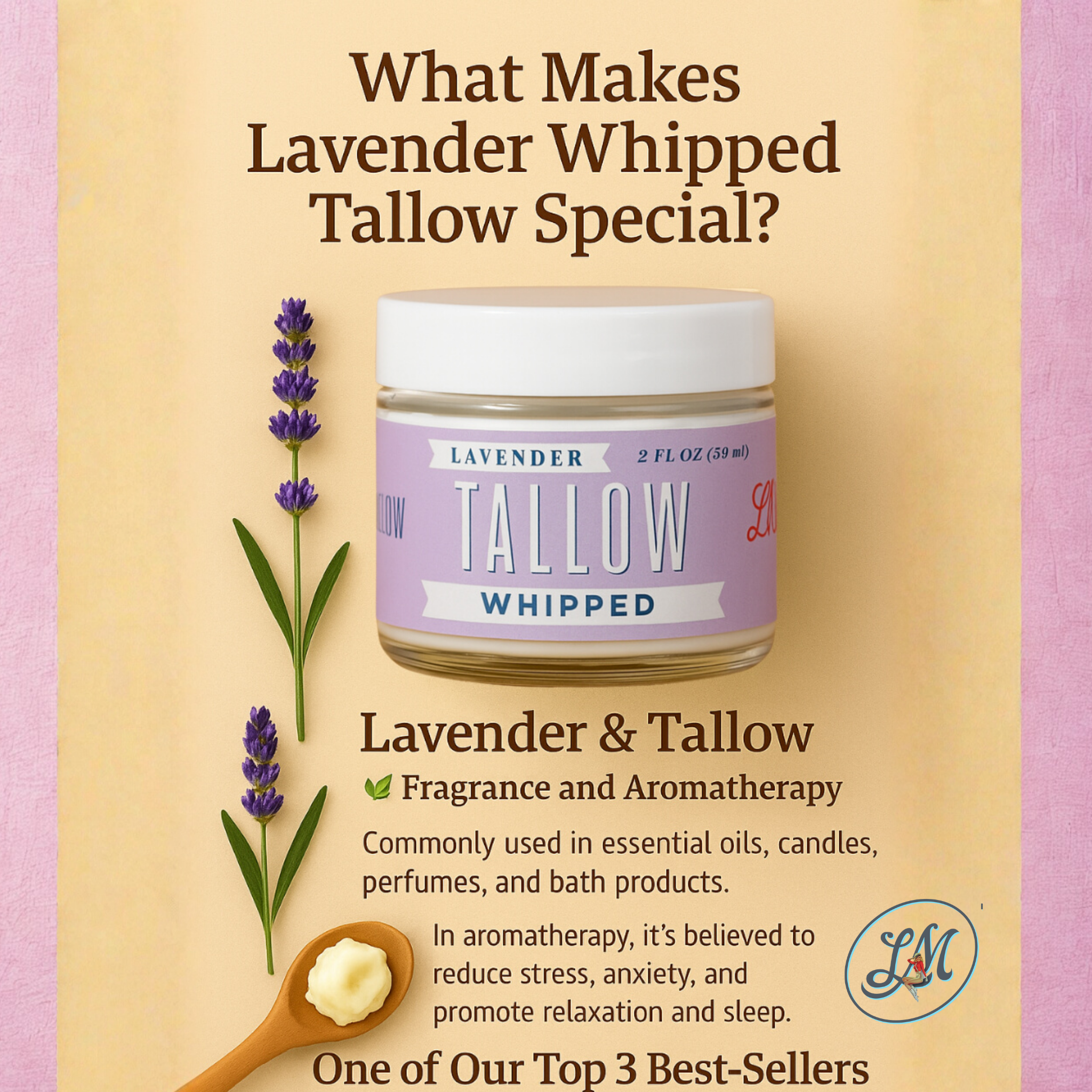lavender tallow whipped cream fragrance