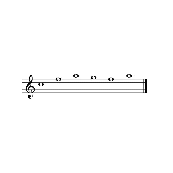 Amazing Grace Windchime Notes