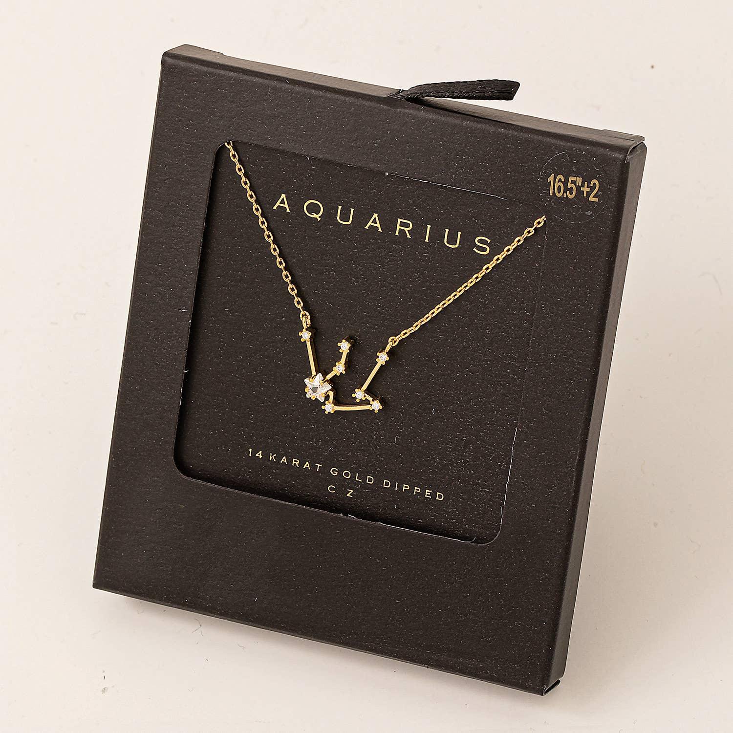 Aquarius Constellation Necklace