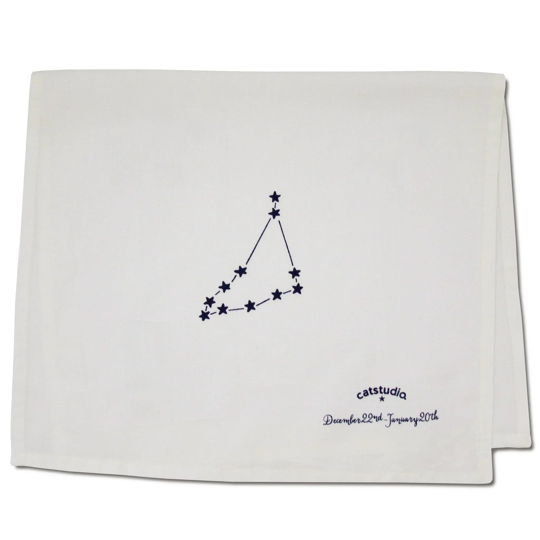Capricorn Dish Towel Back