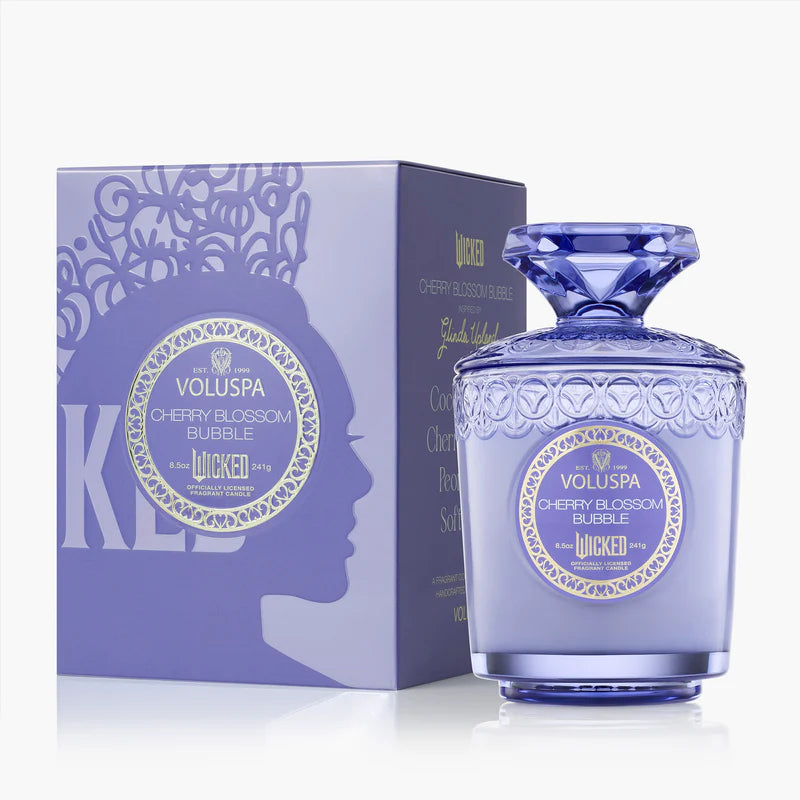 Wicked's Glinda Cherry Blossom Bubble Boxed Candle