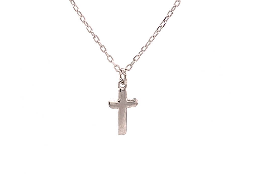 Classic Cross Sterling Silver Necklace