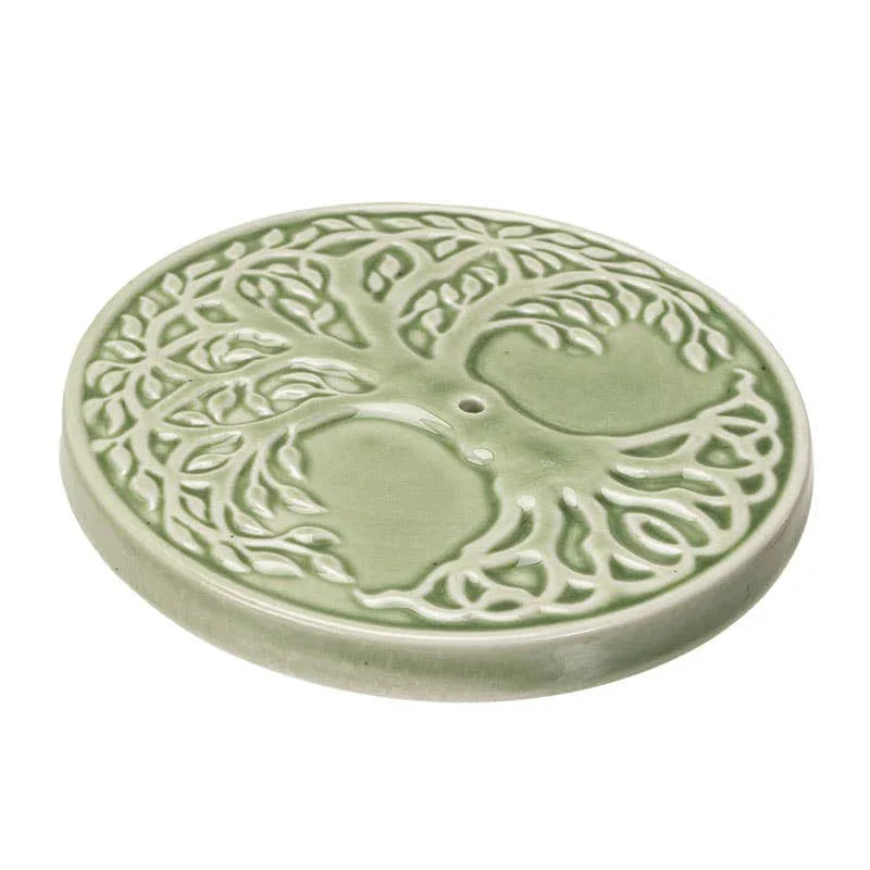 Tree of Life Incense Burner Side