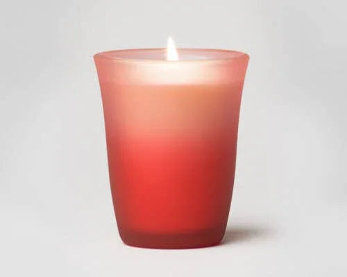 Love Red Frosted Tulip Spa Candle