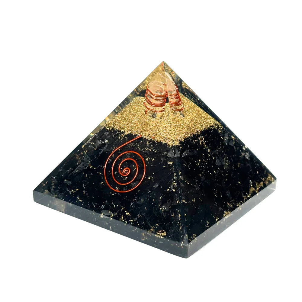 Black Tourmaline Orgonite Pyramid