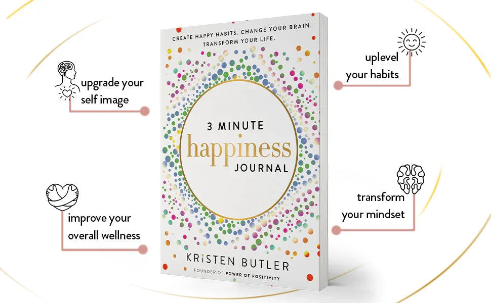 3 Minute Happiness Journal: Create Happy Habits. Change Your Brain Benefits