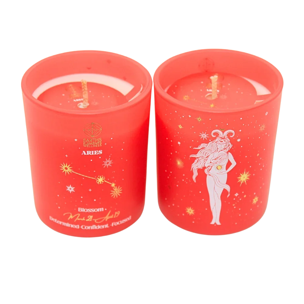 Aries Zodiac Candle