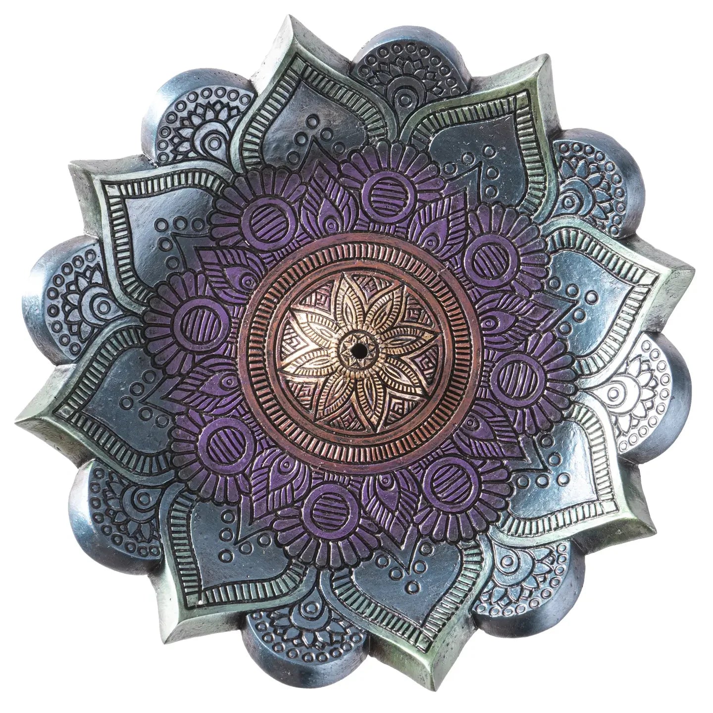 Mandala Incense Holder Top View