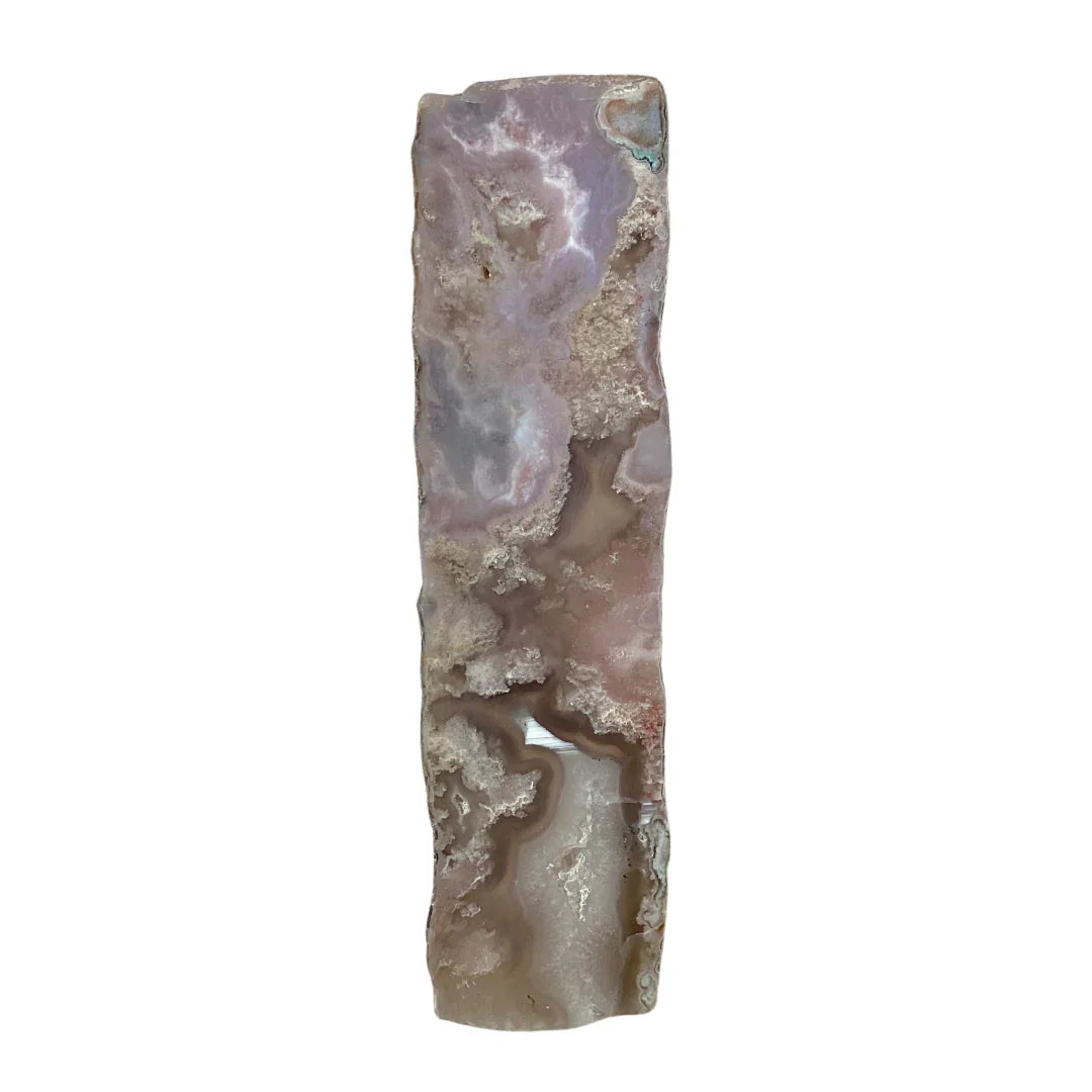 Vertical View Flower Agate Slab