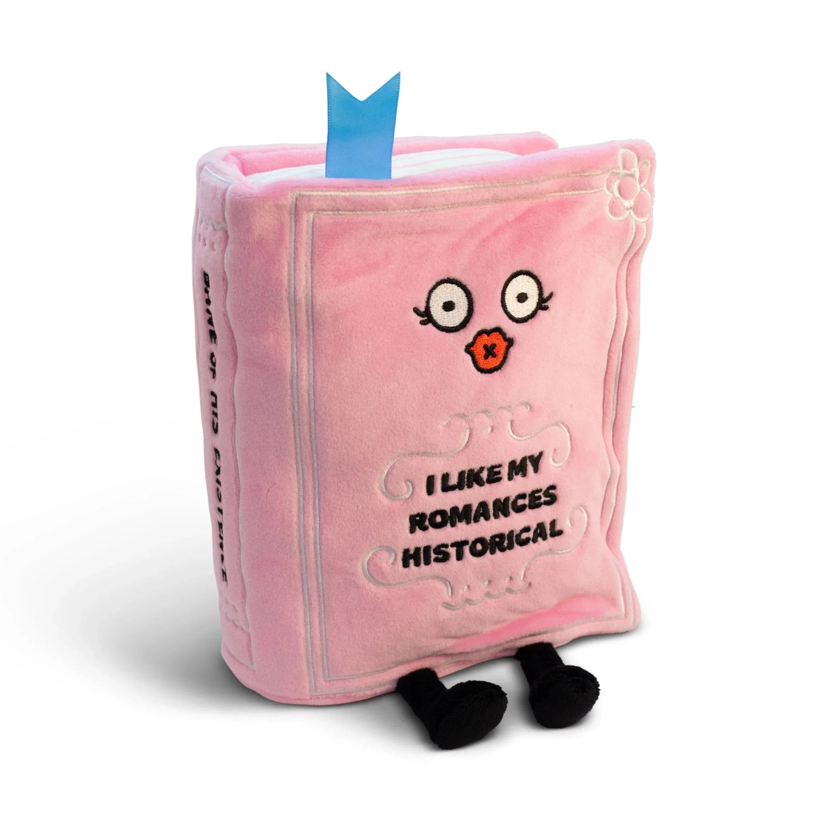 "I Like My Romances Historical" Book Plush Punchkin