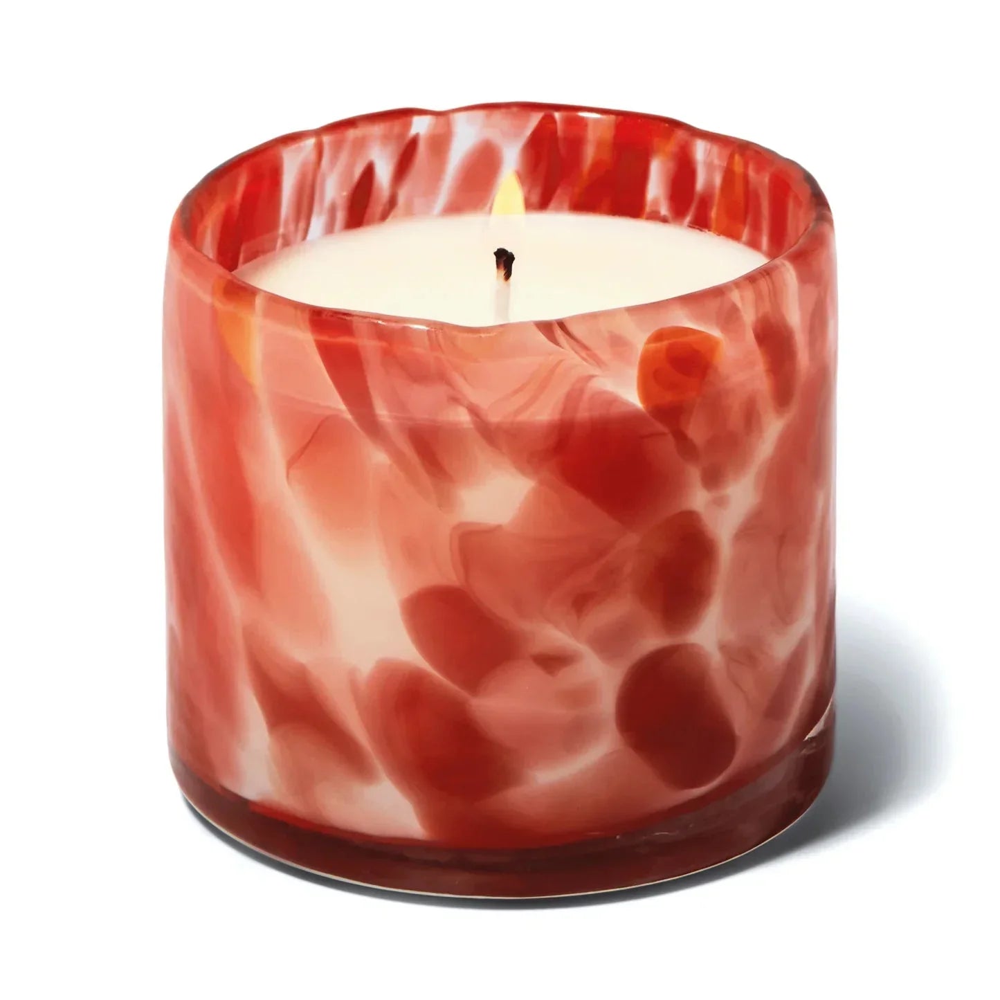 Saffron Rose Hand Blown Luxe Candle - Body Mind & Soul Houston