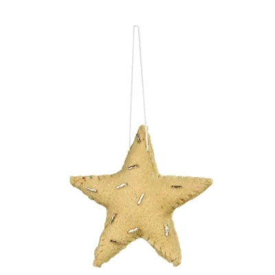Twinkle Twinkle Little Star Felt Ornament Back