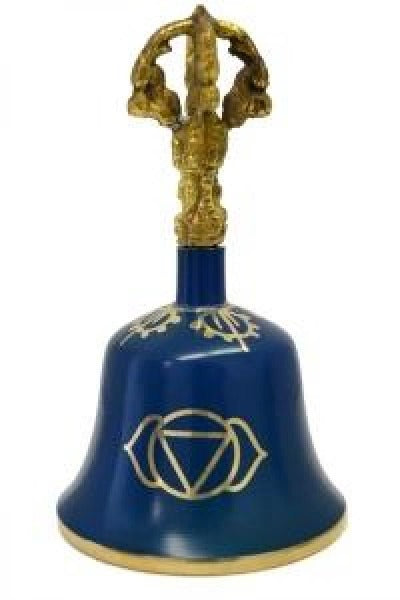 Blue Tibetan Third Eye Chakra Bell