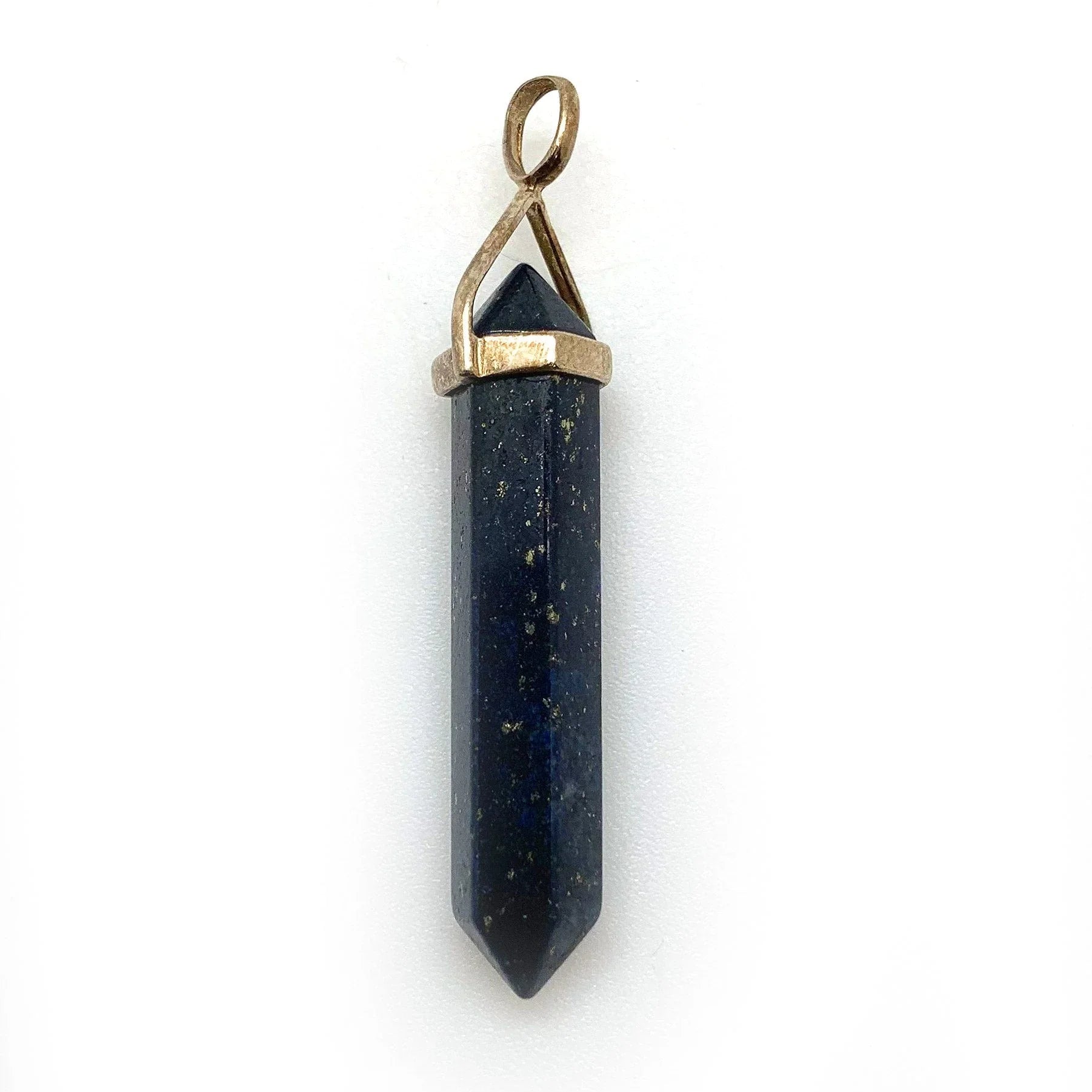 Lapis Gemstone Pendant Set in Sterling Silver