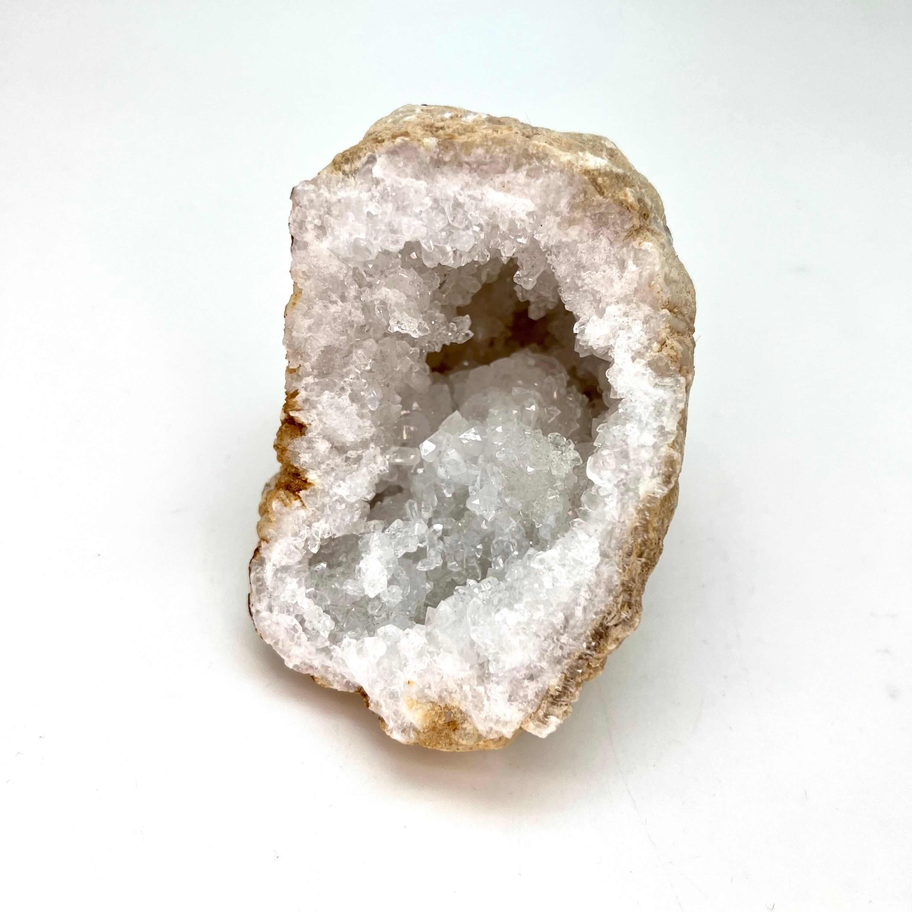 Natural Sugar Quartz Crystal Geode 400-500 grams