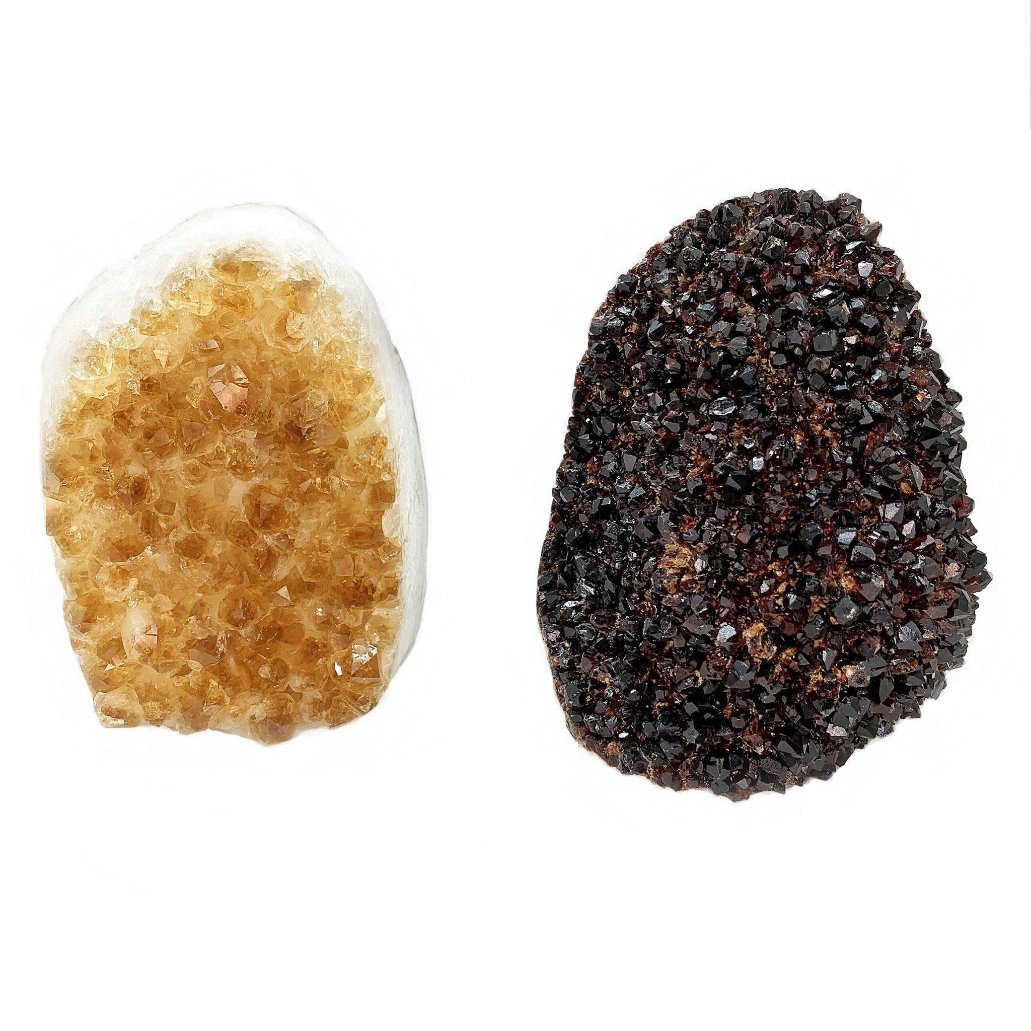 Citrine Standing Cluster With a Cut Base Large