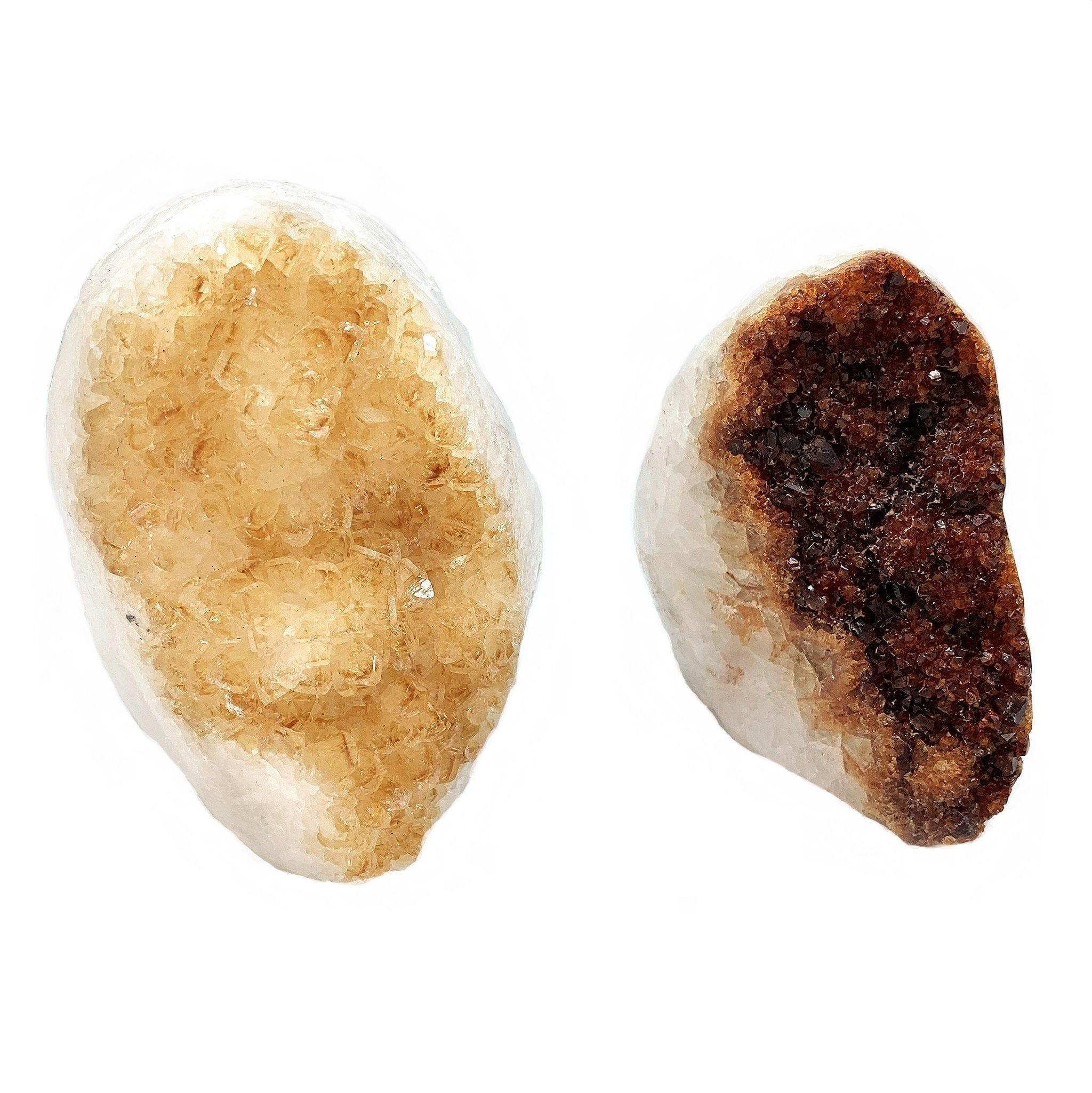 Citrine Standing Cluster With a Cut Base Medium Large