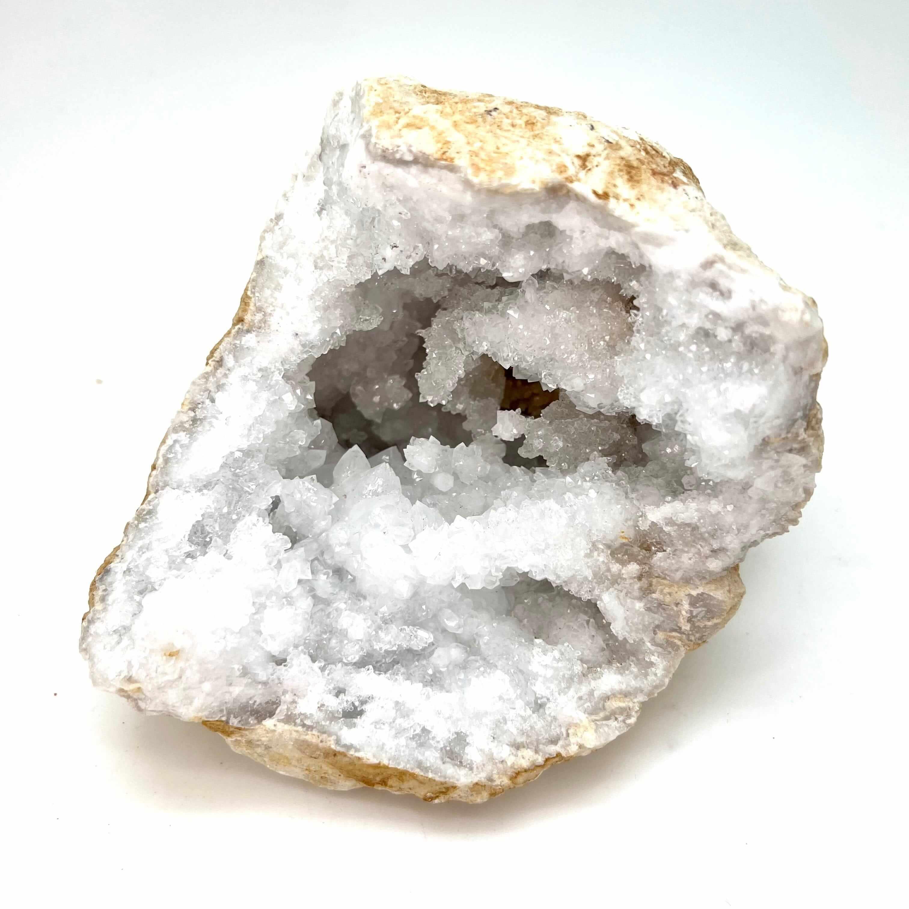 Natural Sugar Quartz Crystal Geode 1-1.5 kg