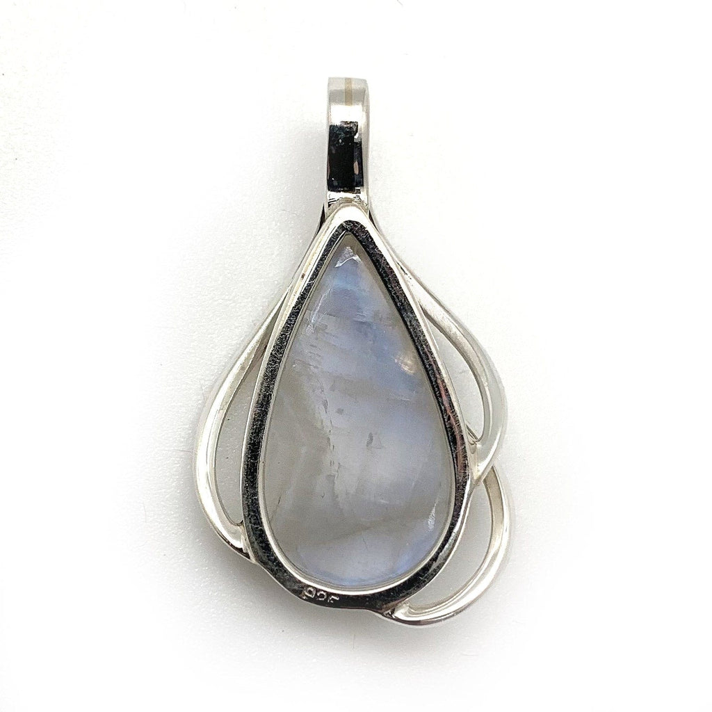 Rainbow Moonstone Pendant for Intuition and Creativity