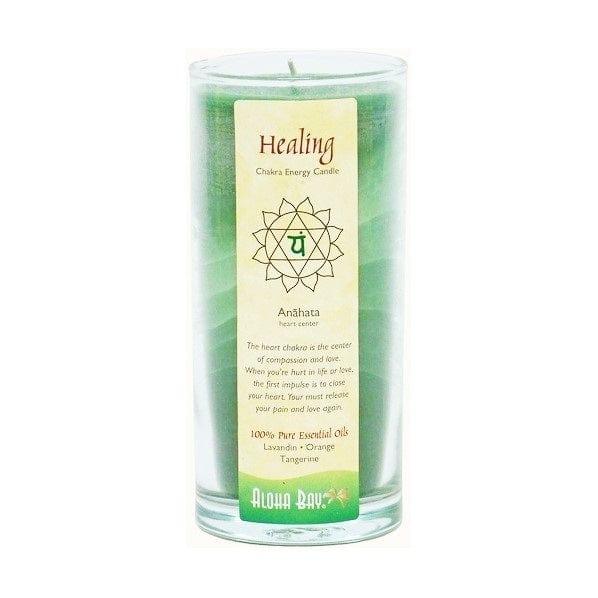 Healing Anahata Chakra Energy Jar Candle