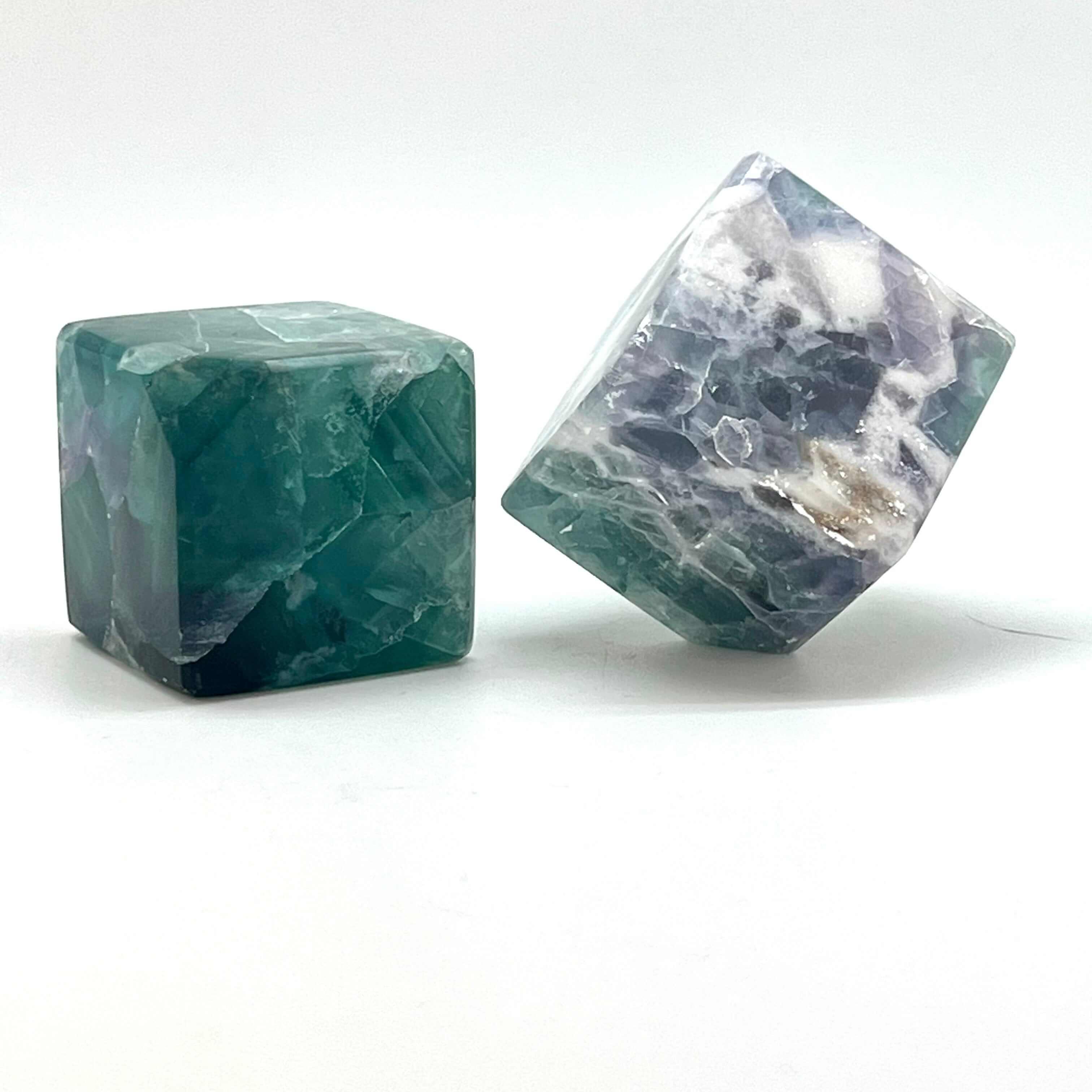 Fluorite Cube 2" Cube