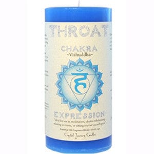 Throat Chakra Candles - Body Mind & Soul