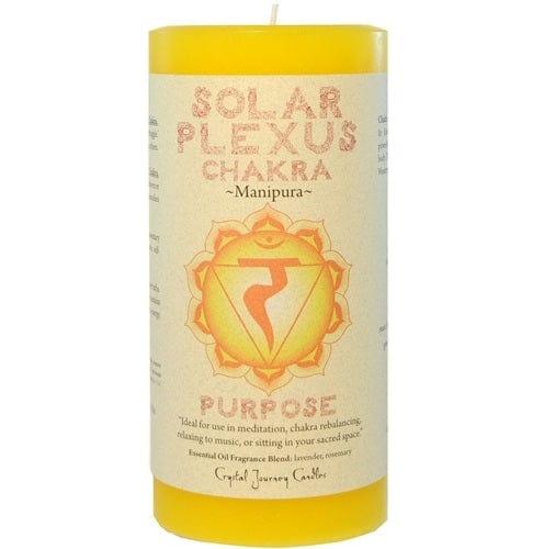 Solar Plexus Chakra Candles - Body Mind & Soul