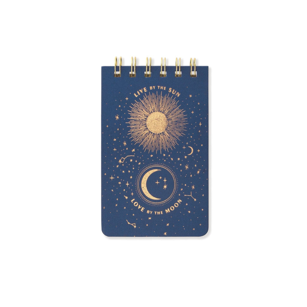Live By the Sun, Love By the Moon' Flip Notepad