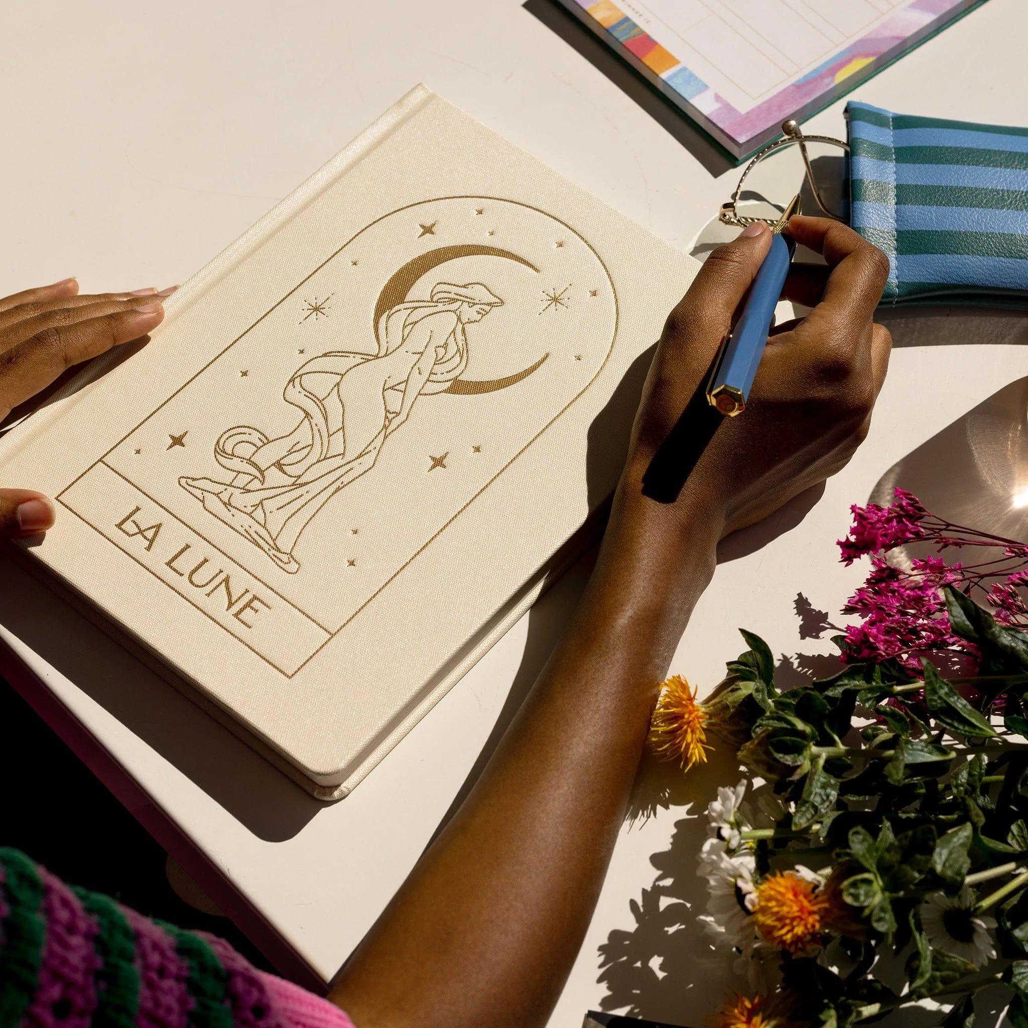 La Lune Jumbo Cloth Journal Sitting Desk