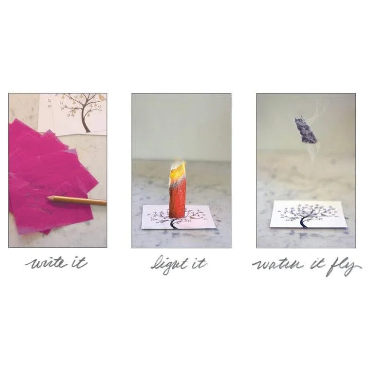 Large Flying Wish Paper in Chakra Design