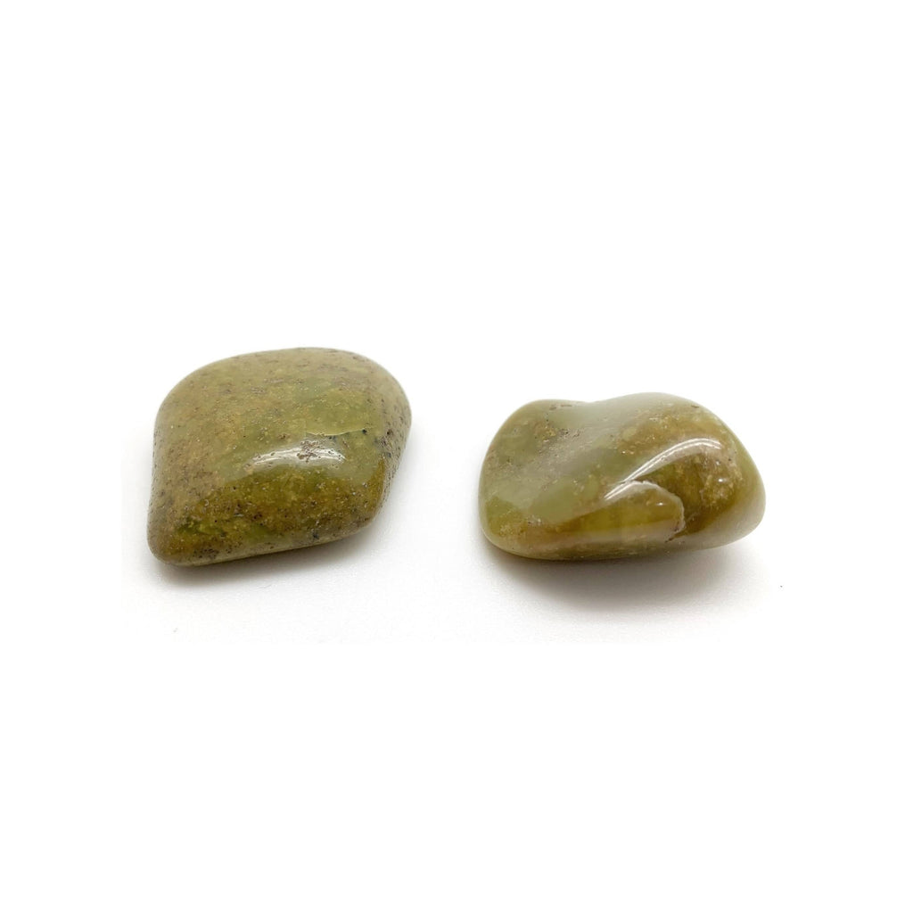 Opal Green for manifesting affirmations, money, and a happy heart Tumbled