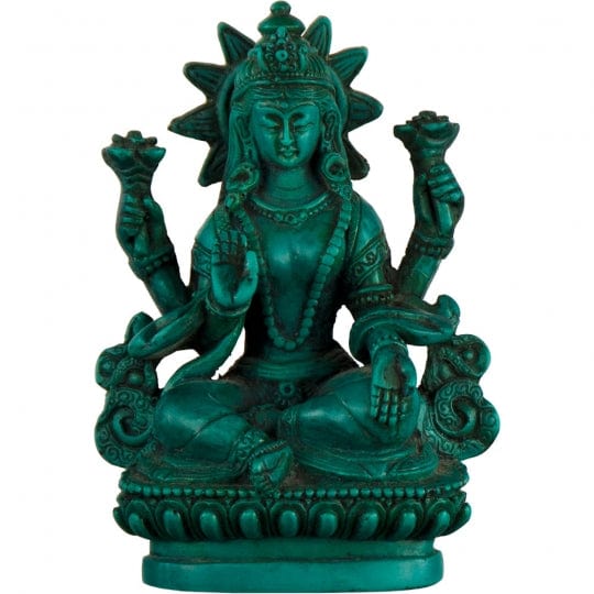 Turquoise Laksmi Statue