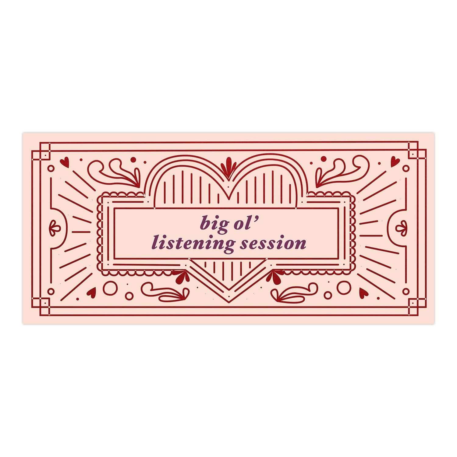 Fill In The Love' Love Vouchers