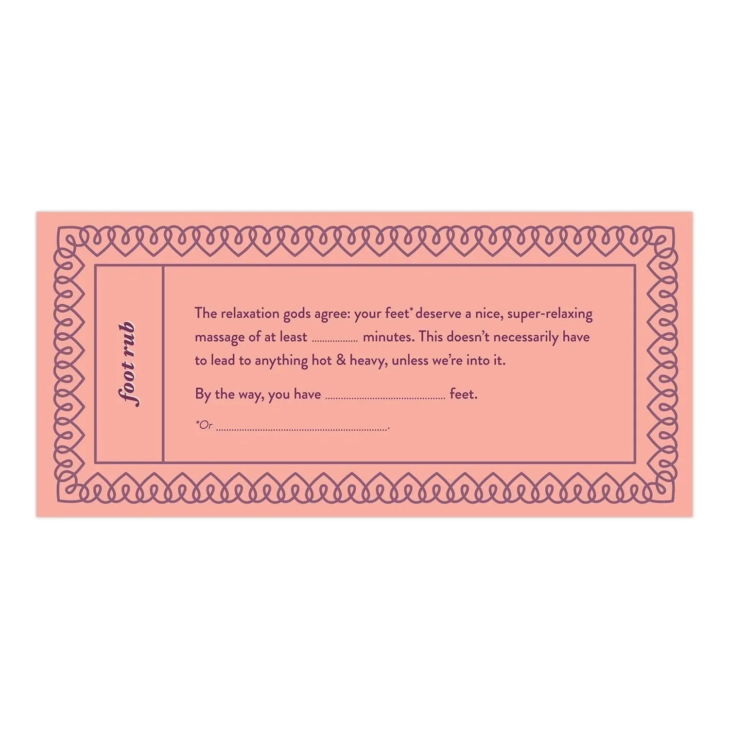 Fill In The Love' Love Vouchers