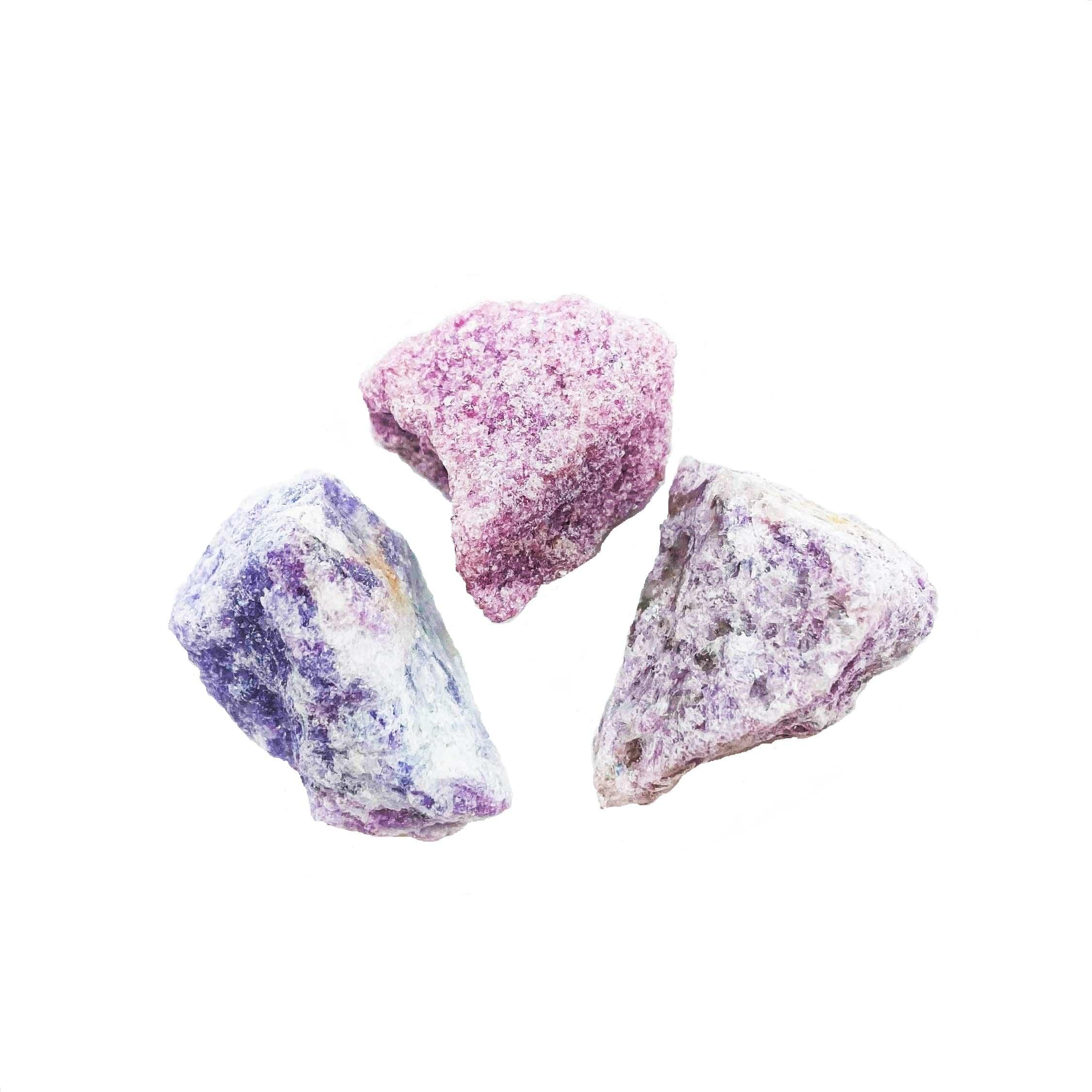 Lepidolite for reducing stress, self nurturing, calming Rough