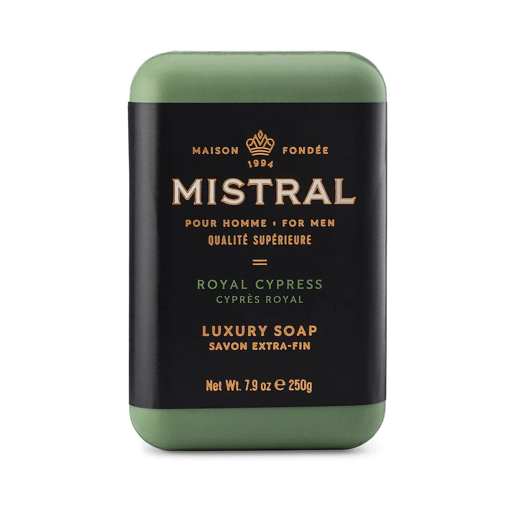 Mistral Bar Soap For Men Royal Cypress Scent
