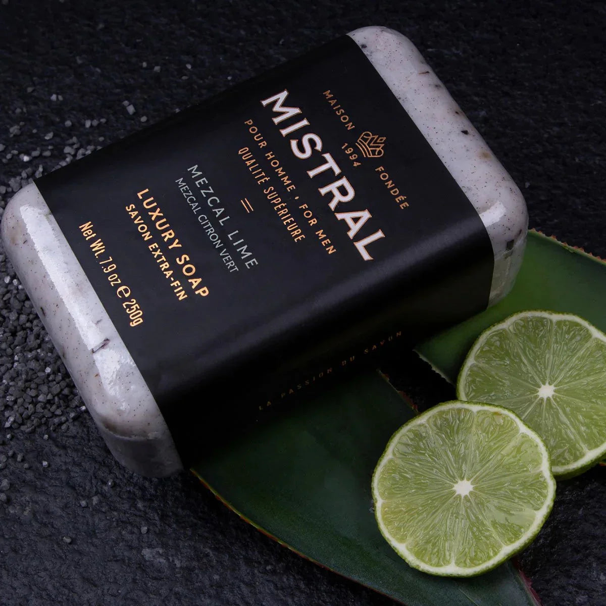 Mezcal Lime Mistral Pour Homme Bar Soap