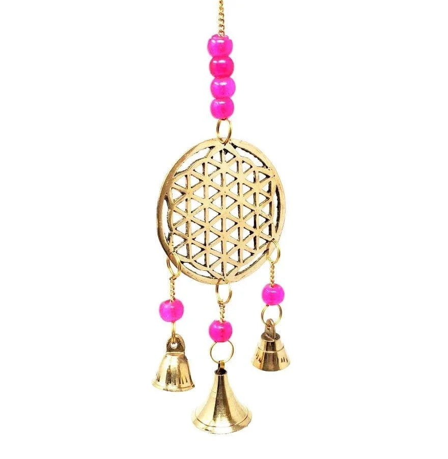 Flower of Life Brass Windchime
