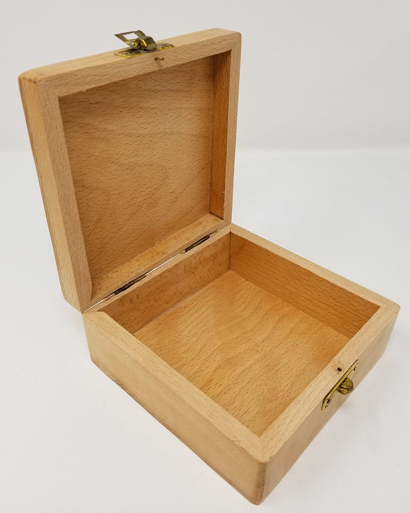 Square Tree of Life Wooden Box - Body Mind & Soul