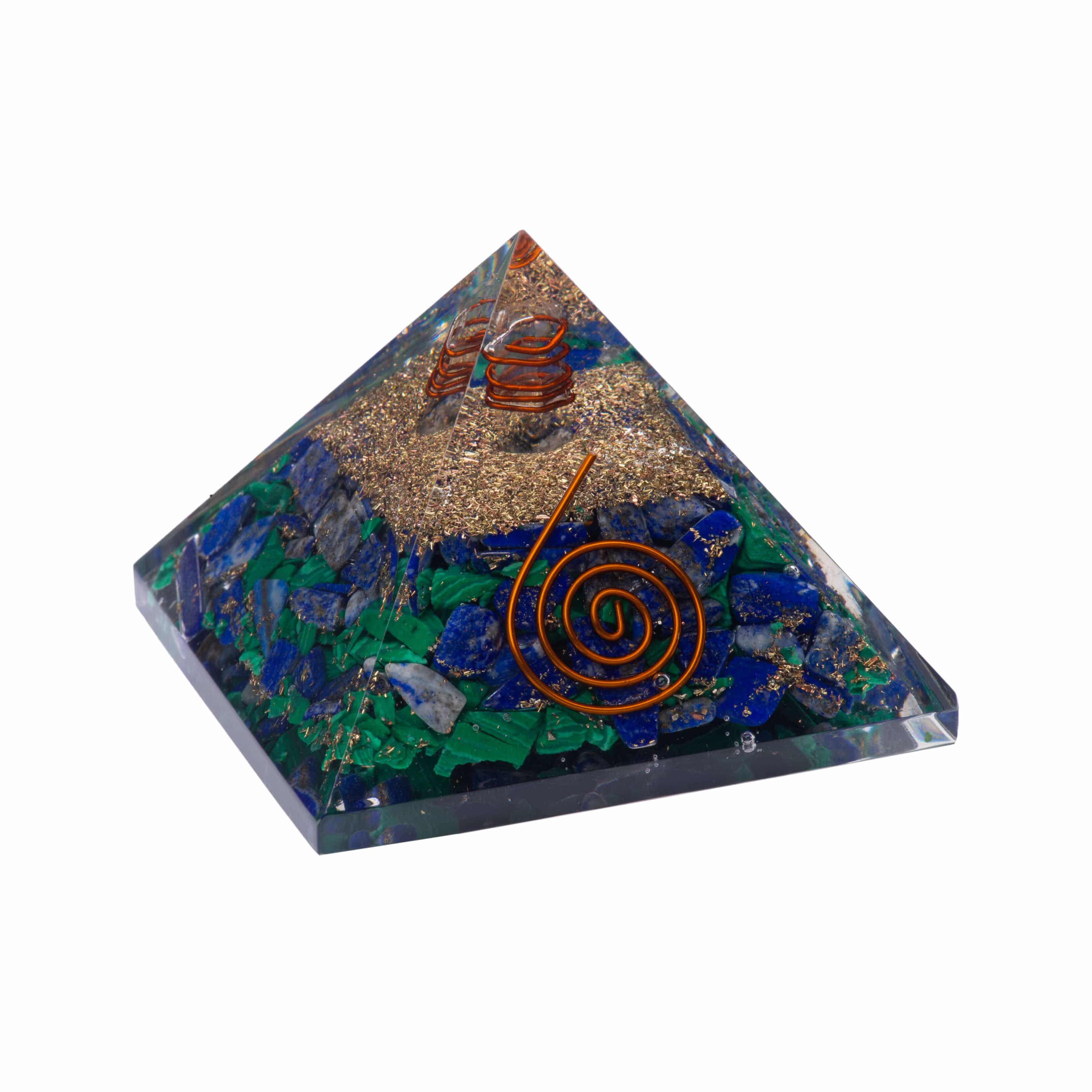 Azurite Orgonite Pyramid