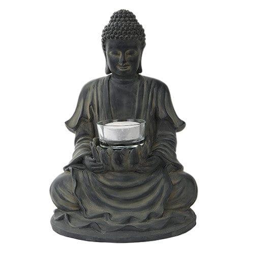 Meditating Buddha Candle Holder