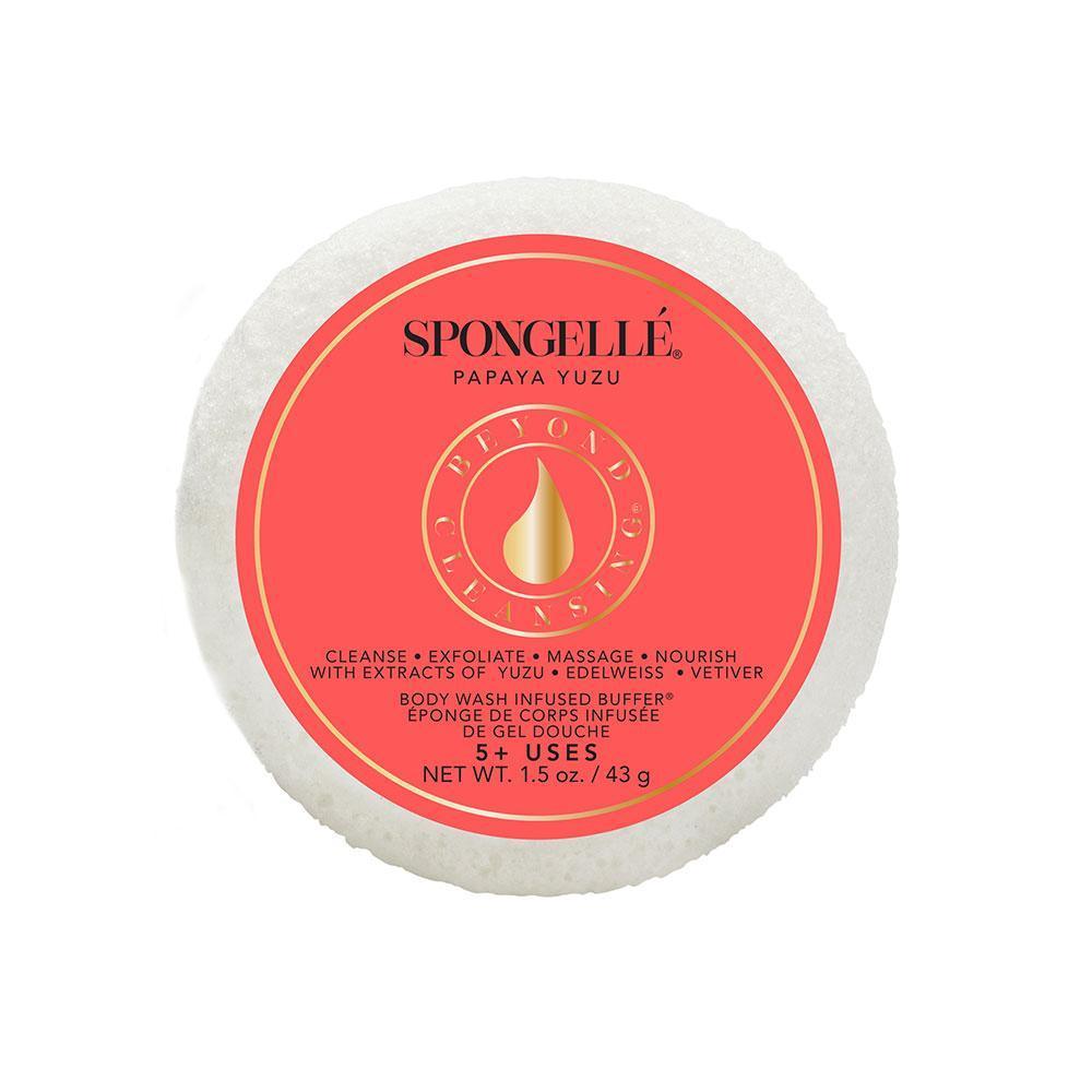 Body Wash Infused Spongette Buffer in Papaya Yuzu