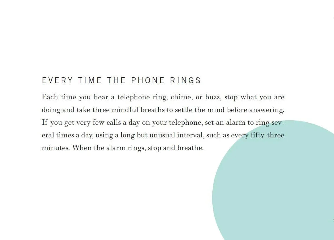 Mindfulness on the Go Cards