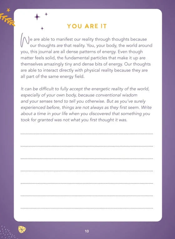 Positive Manifestation Journal Page 3