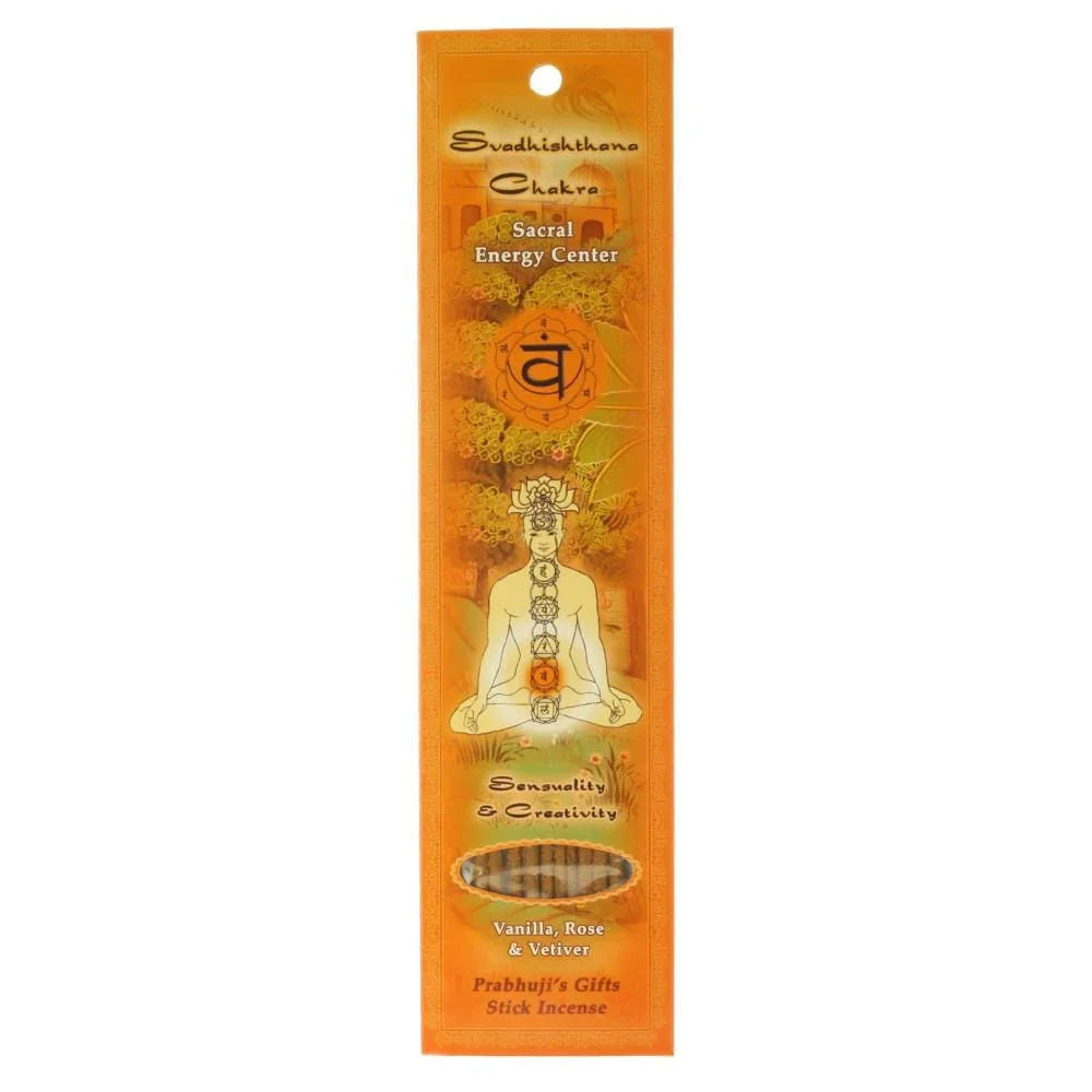 Prabhuji's Gifts Chakra Incense - Body Mind & Soul