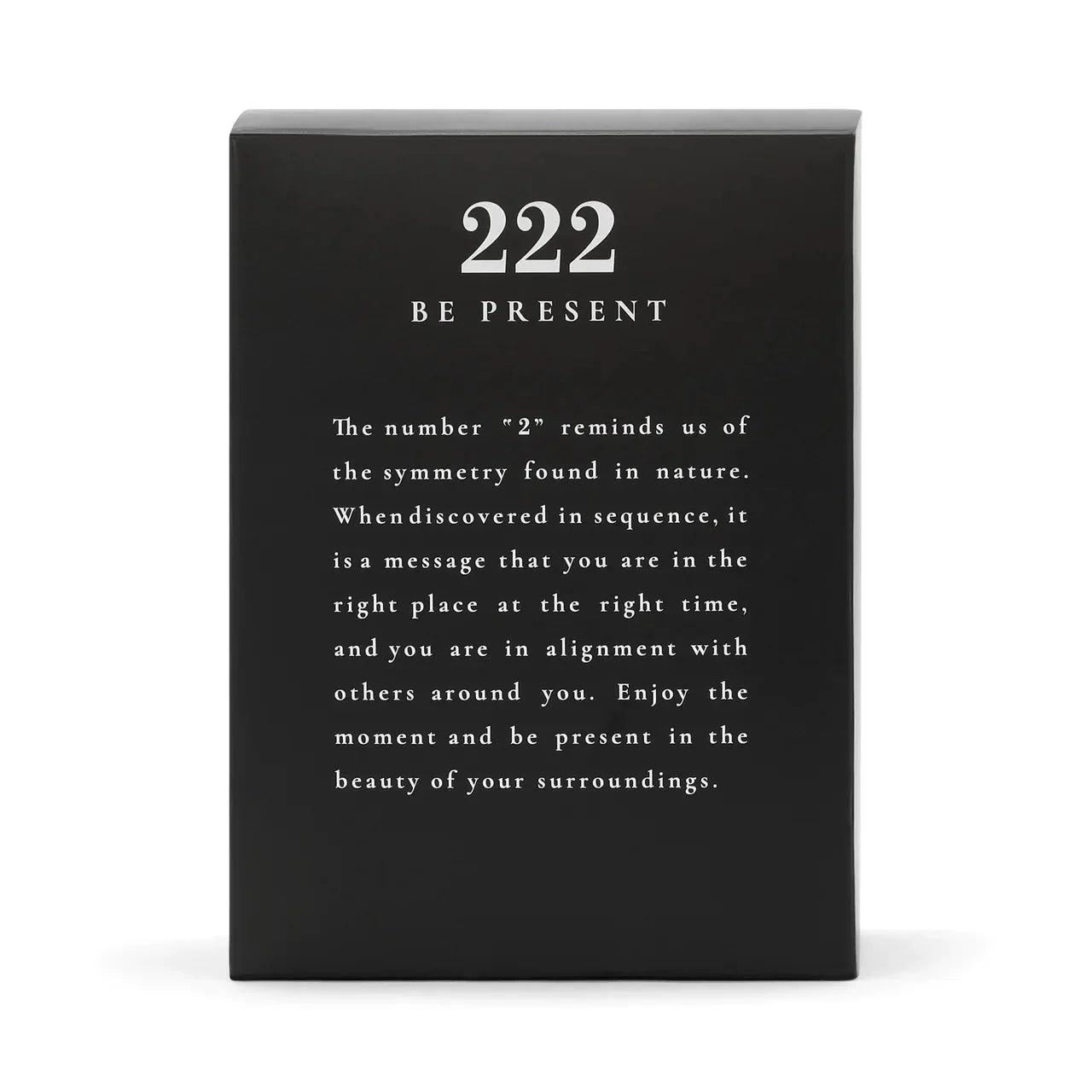 222 Be Present Candle