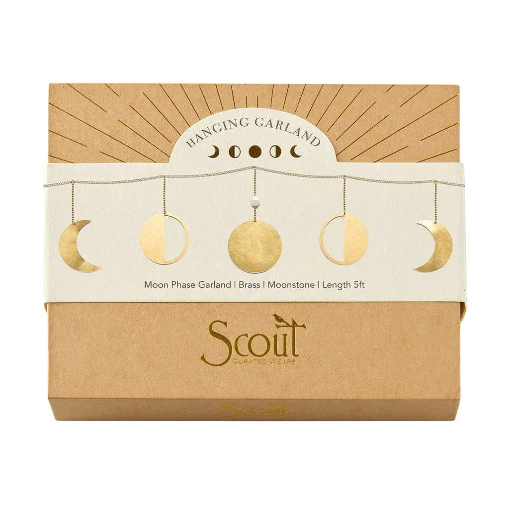 Moon Phase & Moonstone Garland