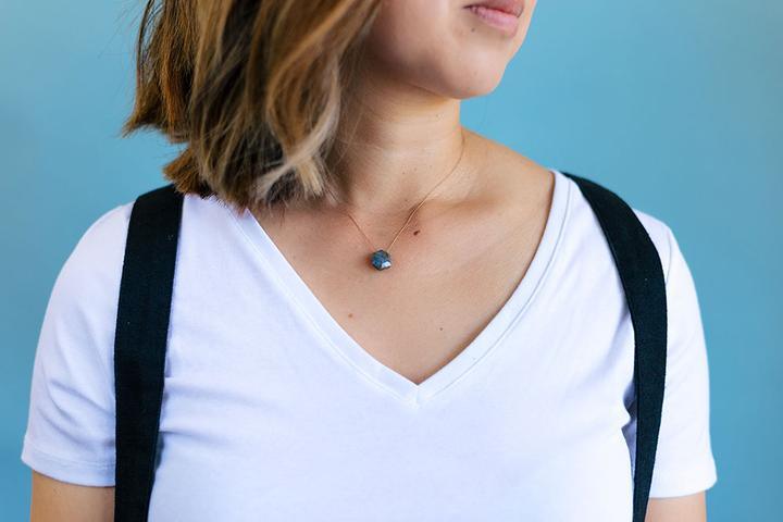 Labradorite Sacred Geometry Necklace to Transform