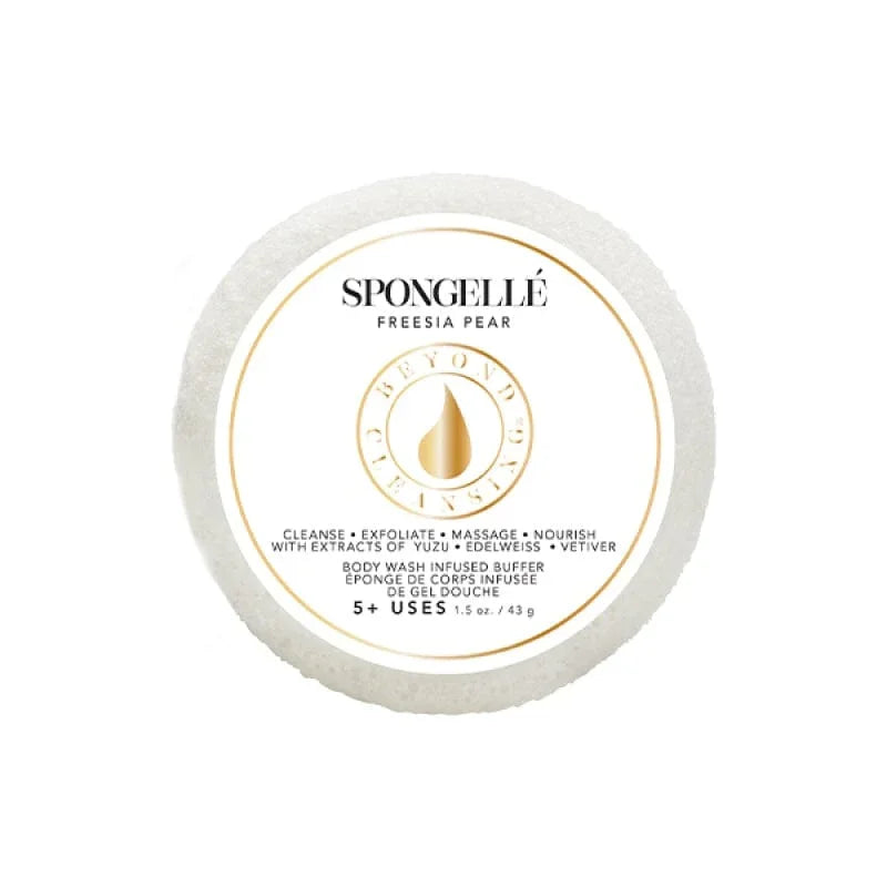 Body Wash Infused Spongette Buffer in Freesia Pear