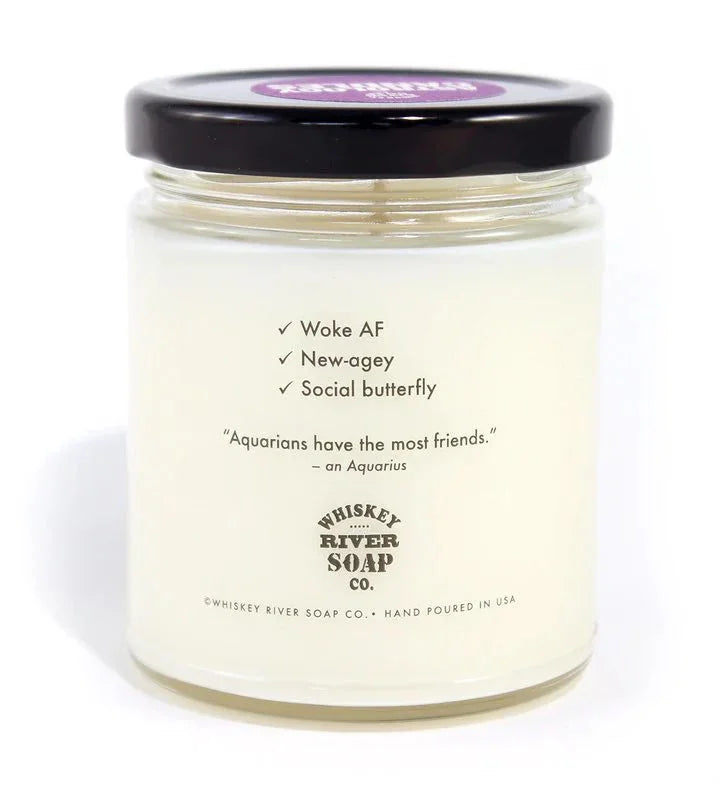Aquarius Astrology Candle